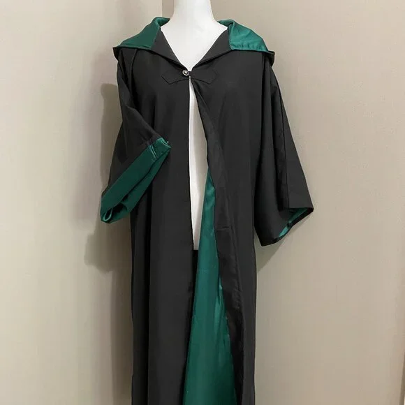 Regal School Robe – Green Lining – Inspired by Harry Potter | Adult Medium - Picture 1 of 8